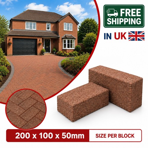 Driveway paving block brindle - block,