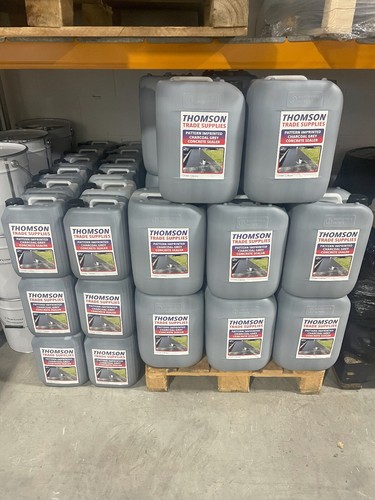 Imprinted concrete colour