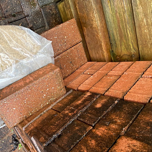 Red concrete rectangular - concrete,