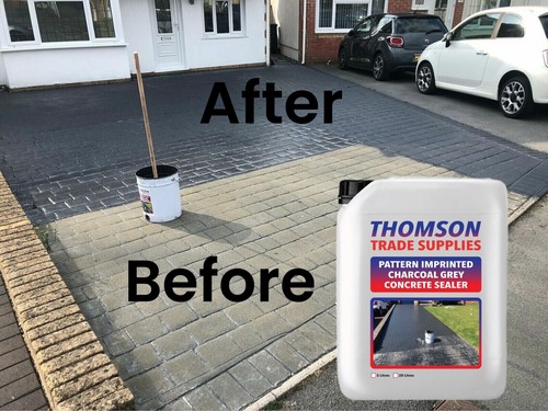 Imprinted concrete paint