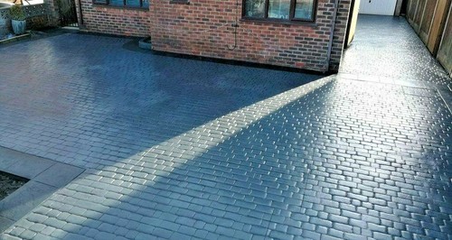 Imprinted concrete colour