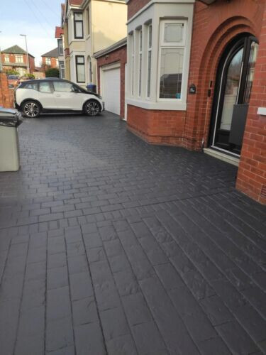 Imprinted concrete paint