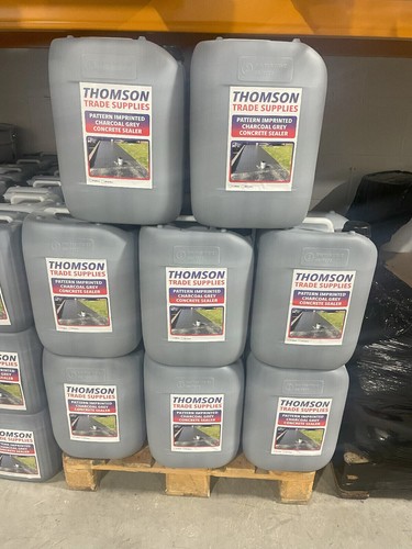 Imprinted concrete paint