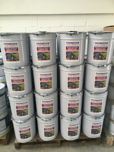 Imprinted concrete paint