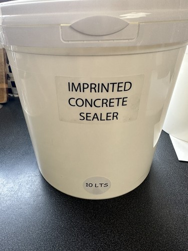 Imprinted concrete coloured - imprinted,